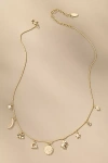 By Anthropologie Zodiac Charm Necklace In Gold