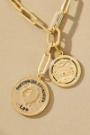 By Anthropologie Zodiac Coin Necklace