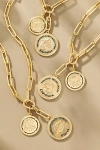 By Anthropologie Zodiac Coin Necklace