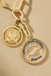 By Anthropologie Zodiac Coin Necklace
