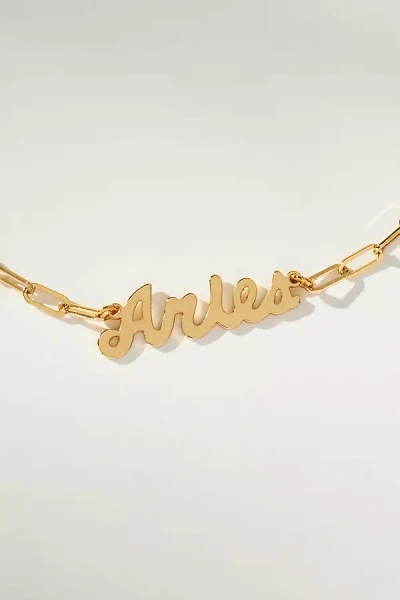 By Anthropologie Zodiac Necklace In Zodiac