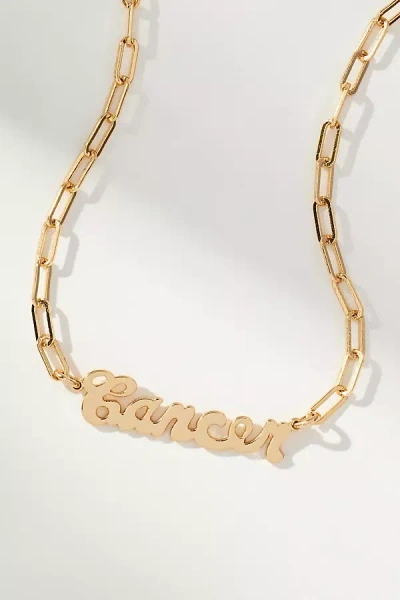 By Anthropologie Zodiac Necklace In Zodiac