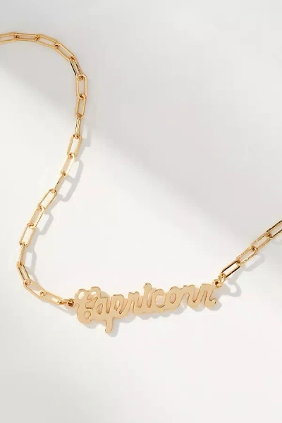By Anthropologie Zodiac Necklace In Zodiac