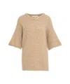 By Aylin Koenig Relaxed-fit Alpaca Blend Sweater With Ribbed Details In Multi