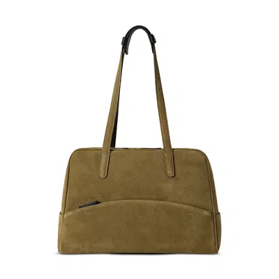 By Banoo Core Collection 12 Hour Leather Duffel Bag In White