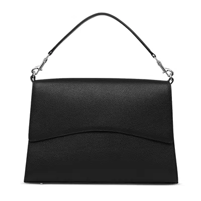 By Banoo Core Collection Classic Leather Slim Briefcase In Black