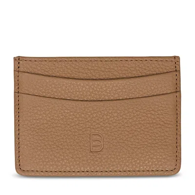 By Banoo Core Collection Small Leather Card Holder In Neutral