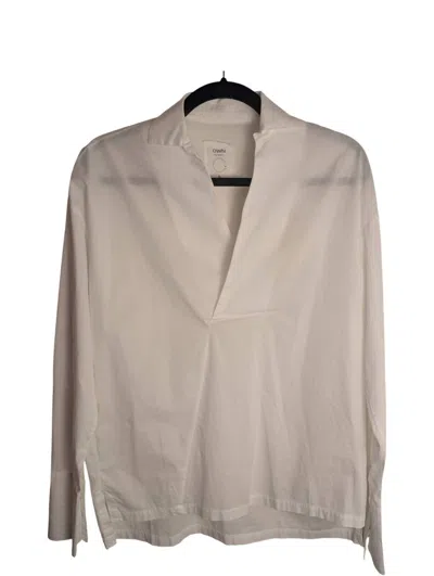 By Basics Women's Oversized Shirt In White In Neutral