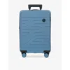 By By Brics Grey Blue Ulisse Four-wheel Expandable Trolley Hard-shell Suitcase 55cm