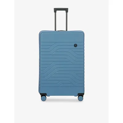 By By Brics Grey Blue Ulisse Four-wheel Xl Expandable Trolley Hard-shell Suitcase 79cm