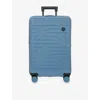 By By Brics Ulisse Hard-shell Carry-on Suitcase 55cm Grey Blue In Grey Blue
