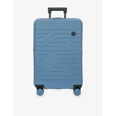 By By Brics Ulisse Hard-shell Carry-on Suitcase 55cm Grey Blue
