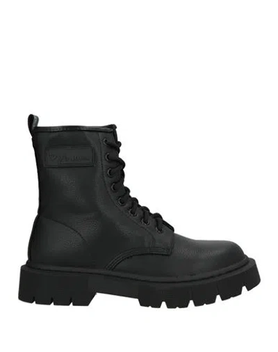 By Byblos Woman Ankle Boots Black Size 8 Textile Fibers