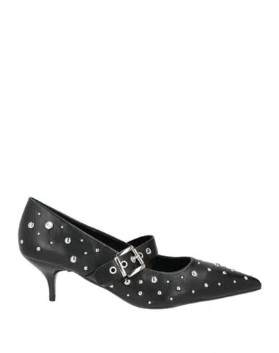 By Byblos Woman Pumps Black Size 10 Synthetic Material