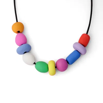 By Chavelli Women's Mixed Beaded Necklace In Multicolor