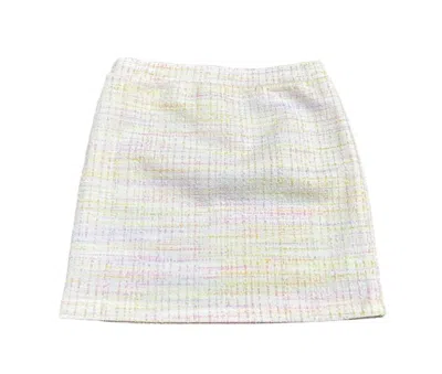 By Debra Women's Tube Skirt In Pastel In White