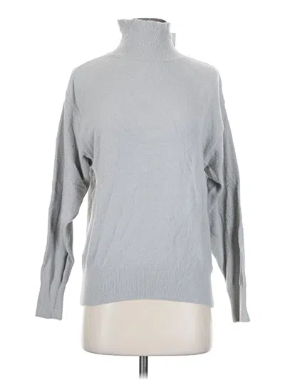 By Design 3/4 Sleeve Turtleneck In Gray