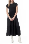 By Design Ainsley Tiered Maxi Dress In Black
