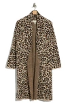 By Design Alicia Longline Cardigan In Animal Print