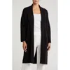 By Design Alicia Open Front Long Cardigan In Black