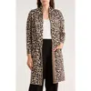 By Design Alicia Open Front Long Cardigan In Multi