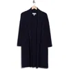 By Design Alicia Open Front Long Cardigan In Navy Blazer
