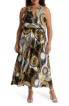 By Design Beach House Ii Sleeveless Dress In Contrast