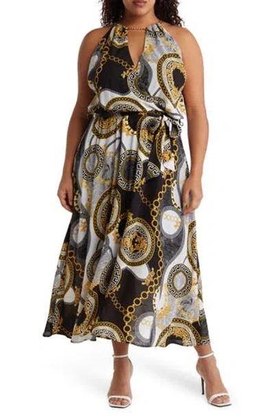 By Design Beach House Ii Sleeveless Dress In Contrast