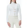 By Design Bessie Eyelash Pin Sweater In Gardenia