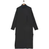 By Design Brenda Turtleneck Maxi Dress In Black