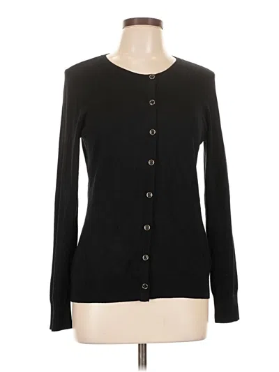 Pre-owned By Design Cardigan Sweater In Black