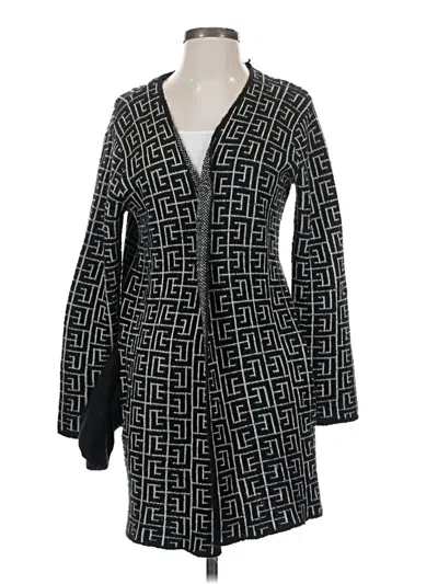 Pre-owned By Design Cardigan Sweater In Black