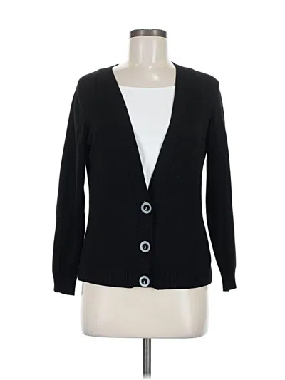 Pre-owned By Design Cardigan Sweater In Black