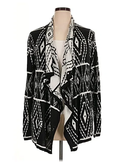 Pre-owned By Design Cardigan Sweater In Black
