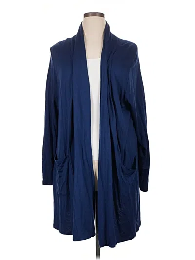Pre-owned By Design Cardigan Sweater In Blue