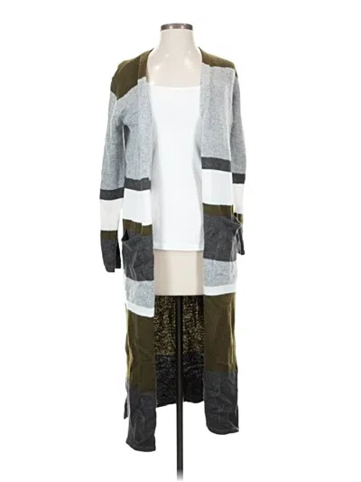 Pre-owned By Design Cardigan Sweater In Gray