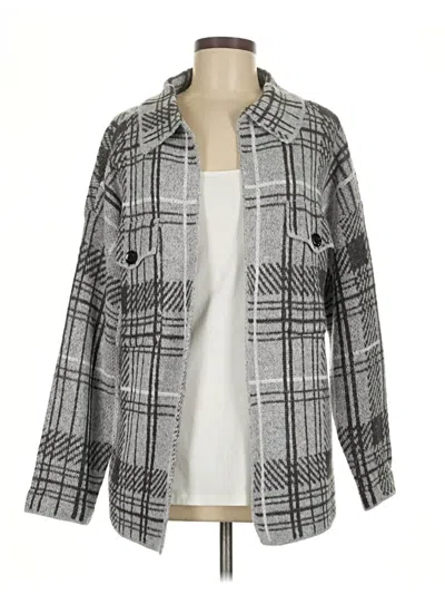 Pre-owned By Design Cardigan Sweater In Gray