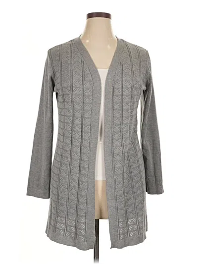 Pre-owned By Design Cardigan Sweater In Gray