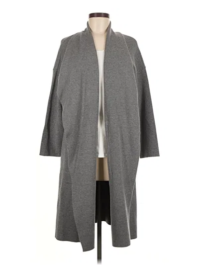 Pre-owned By Design Cardigan Sweater In Gray