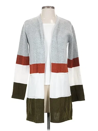 Pre-owned By Design Cardigan Sweater In Gray