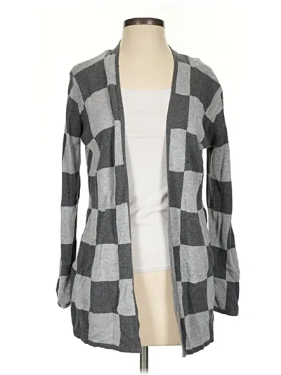 Pre-owned By Design Cardigan Sweater In Gray