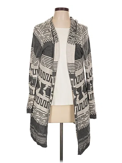 Pre-owned By Design Cardigan Sweater In Gray