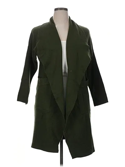 Pre-owned By Design Cardigan Sweater In Green