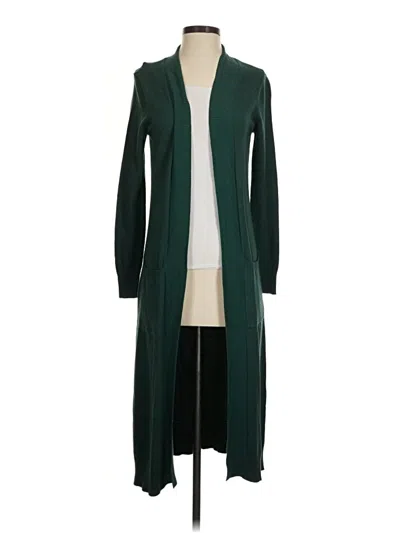 Pre-owned By Design Cardigan Sweater In Green