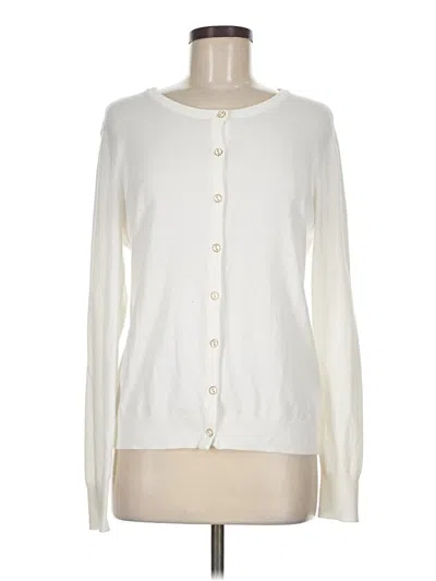 Pre-owned By Design Cardigan Sweater In Ivory