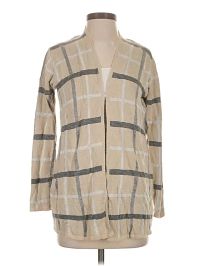 Pre-owned By Design Cardigan Sweater In Tan