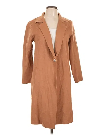 Pre-owned By Design Cardigan Sweater In Tan