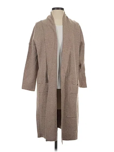 Pre-owned By Design Cardigan Sweater In Tan