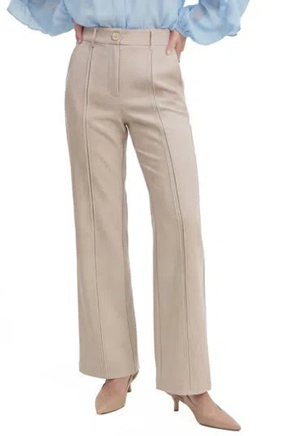By Design Castle Wide Leg Pants In Neutral