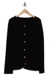 By Design Celeste Crop Cardigan In Black